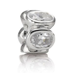 Pandora clear oval lights charm